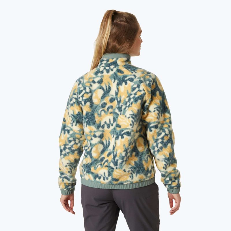Dámská mikina Helly Hansen Imperial Printed Pile Snap sand bruce aop 2