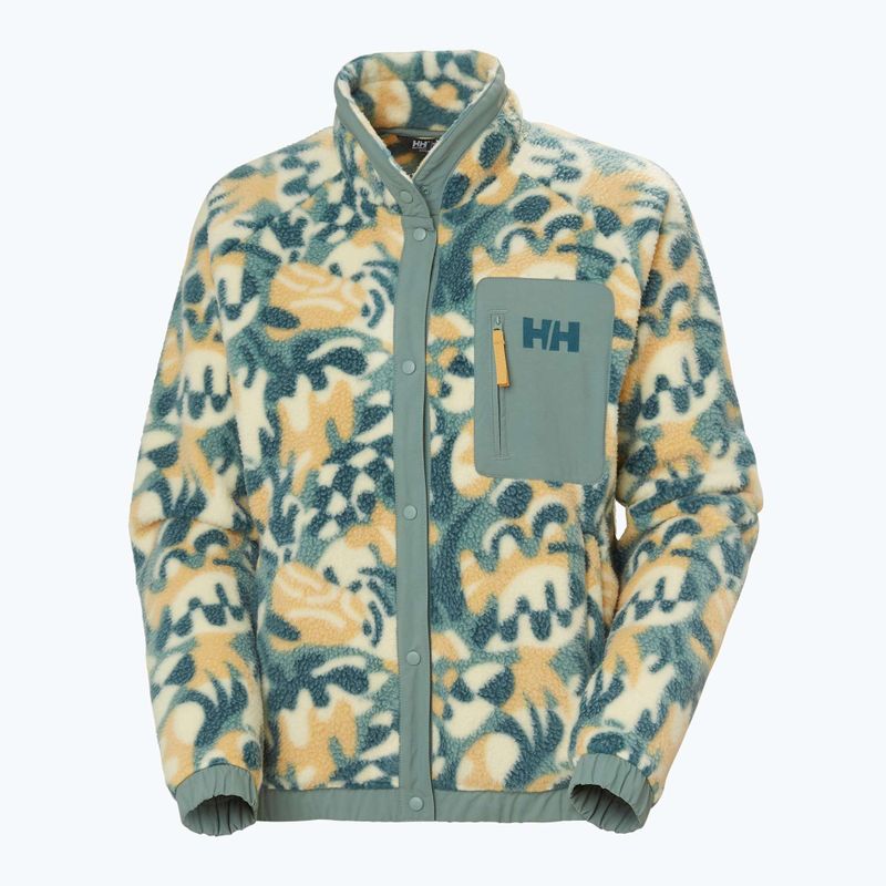 Dámská mikina Helly Hansen Imperial Printed Pile Snap sand bruce aop 5