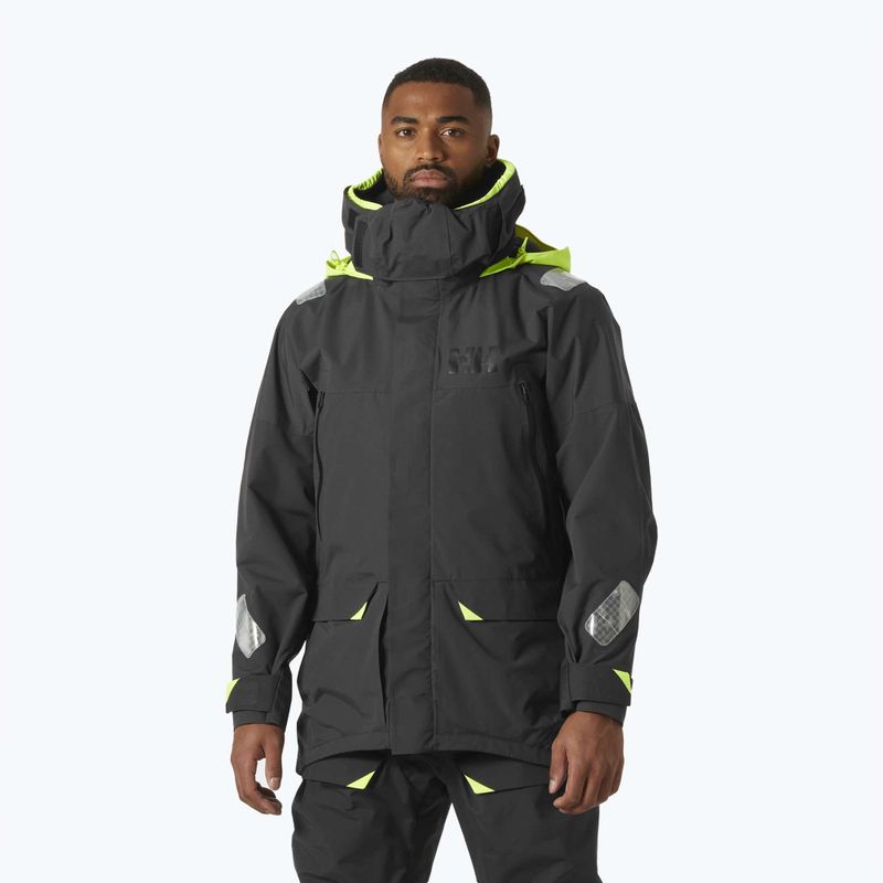 Pánská bunda do deště Helly Hansen Skagen Offshore ebony