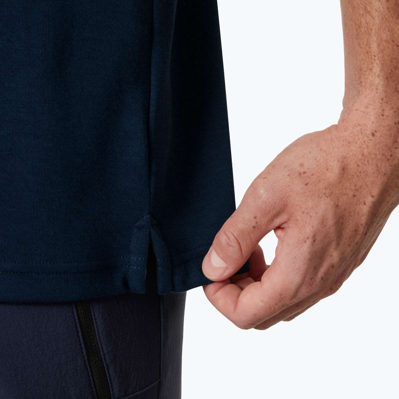 Pánská polo tričko  Helly Hansen Hp 1/2 Zip navy 4
