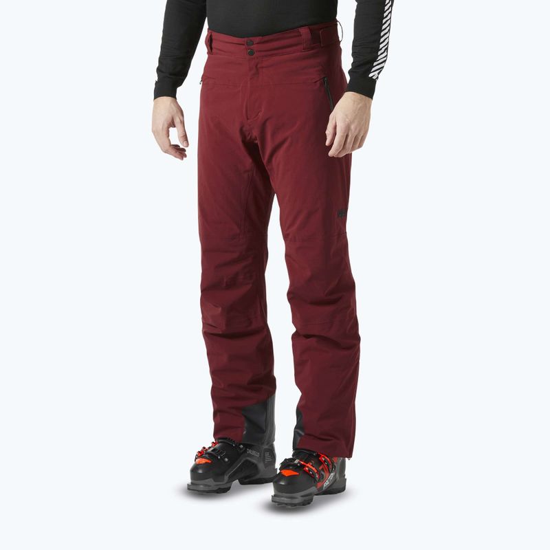 Pánské lyžařské kalhoty Helly Hansen Alpha Lifaloft mars red