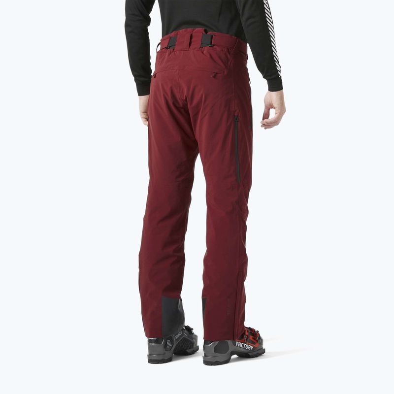 Pánské lyžařské kalhoty Helly Hansen Alpha Lifaloft mars red 2