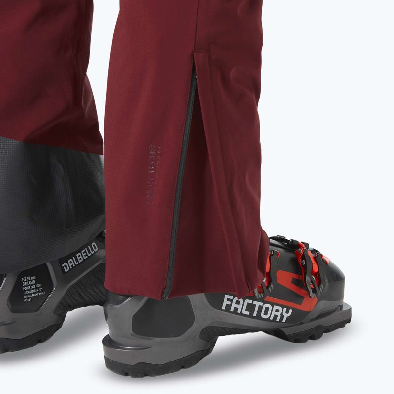 Pánské lyžařské kalhoty Helly Hansen Alpha Lifaloft mars red 5