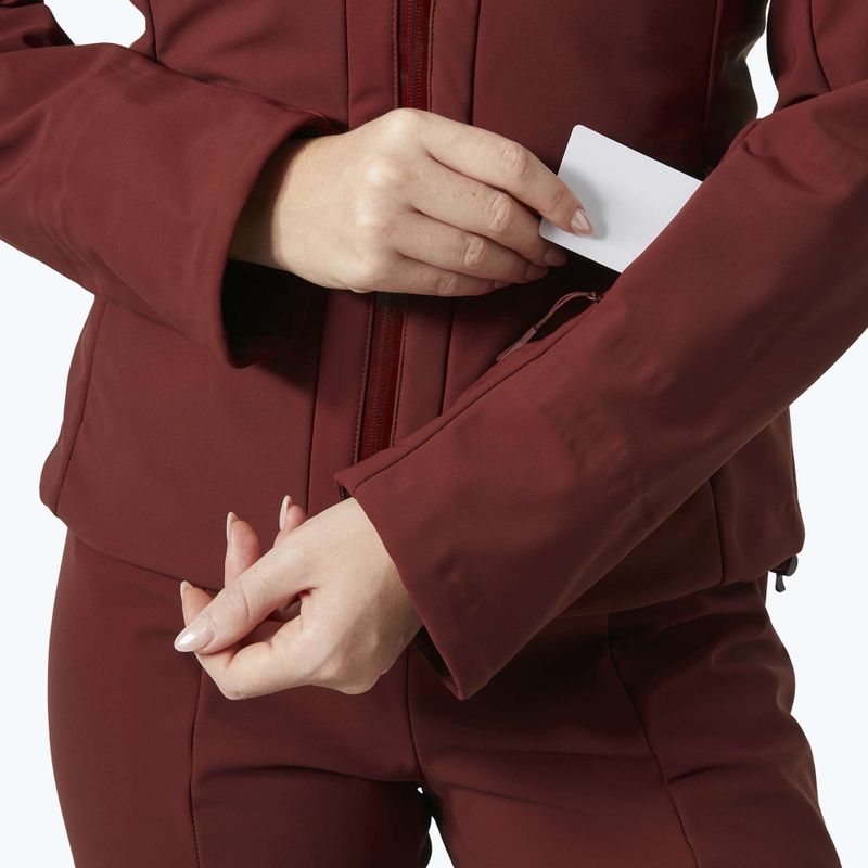 Dámská lyžařská bunda Helly Hansen Avanti 3-In-1 Softshell Jacket mars red 4