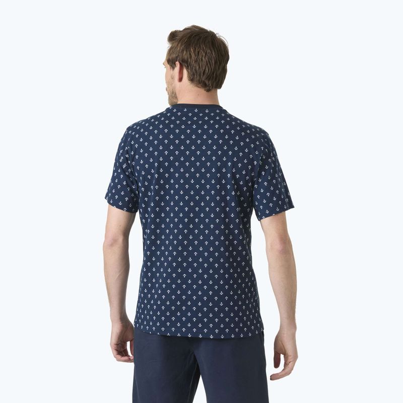 Pánské tričko Helly Hansen Hudson navy aop 2