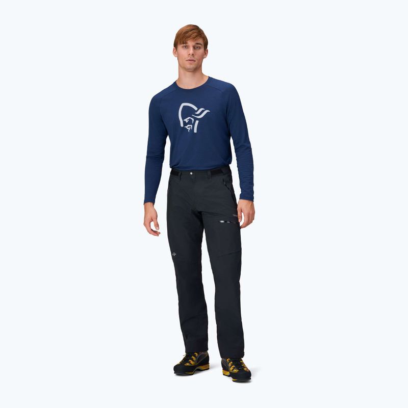 Pánské trekové kalhoty NORRONA Falketind Gore-Tex caviar black 2