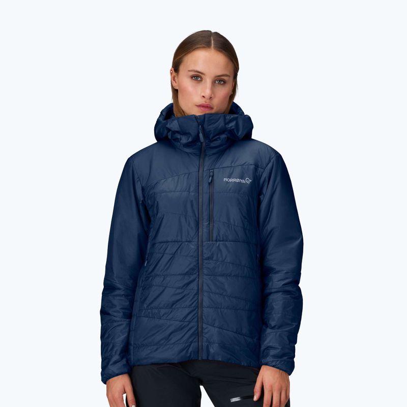 Dámská zateplená bunda NORRONA Faketind Thermo40 Zip Hoodie indigo night