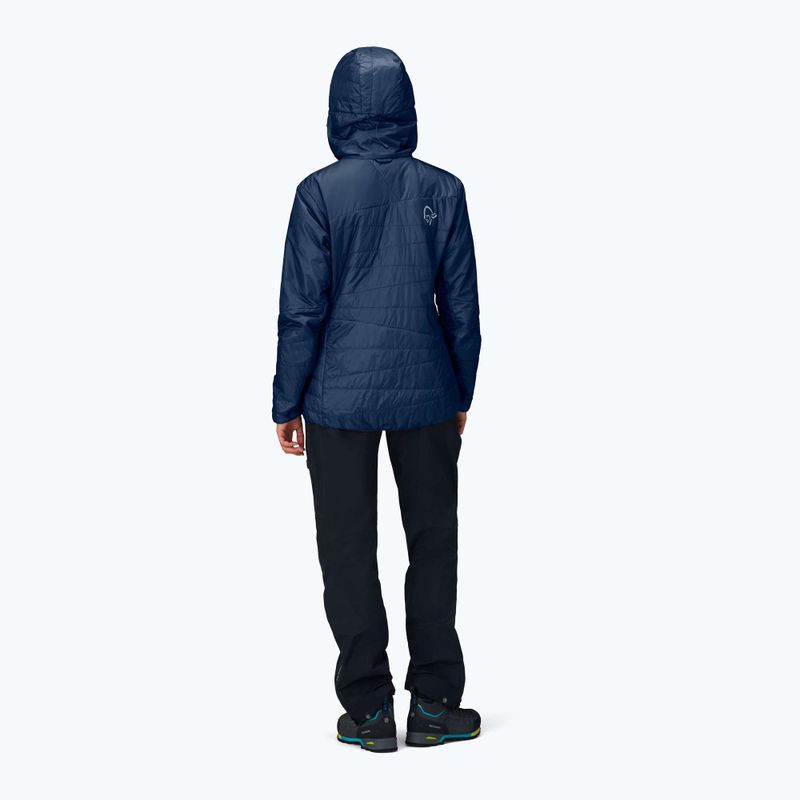 Dámská zateplená bunda NORRONA Faketind Thermo40 Zip Hoodie indigo night 3