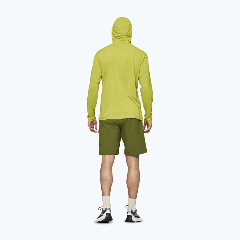 Pánská trekingová mikina NORRONA Femund Tech Hood golden lime 3