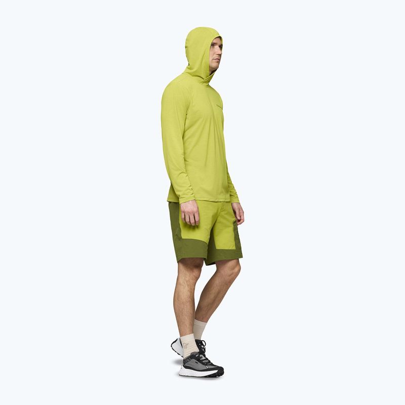 Pánská trekingová mikina NORRONA Femund Tech Hood golden lime 4