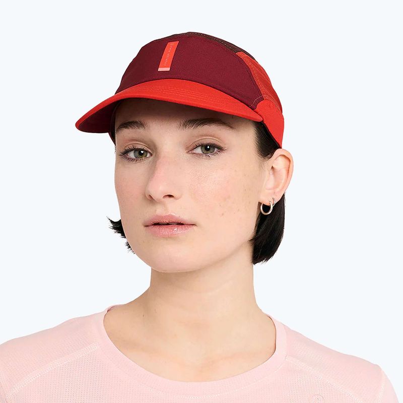 Kšiltovka Ciele Athletics FSTCap SC Comp IconicVC crimson red/glade 6