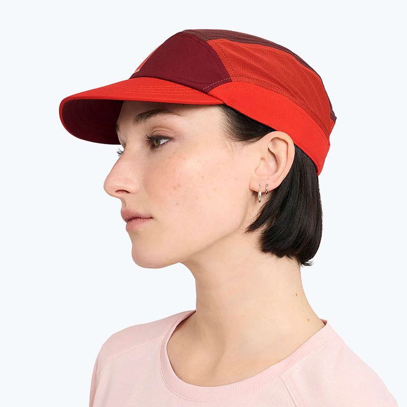 Kšiltovka Ciele Athletics FSTCap SC Comp IconicVC crimson red/glade 7