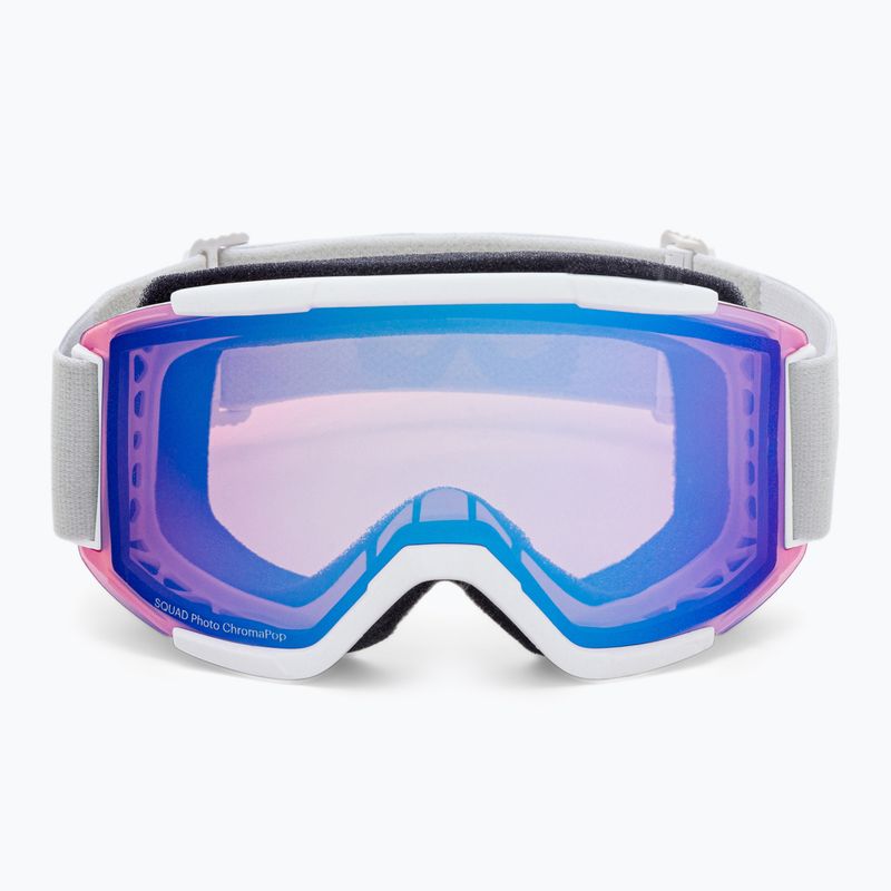 Lyžařské brýle Smith Squad white vapor/chromapop photochromic rose flash M00668 2