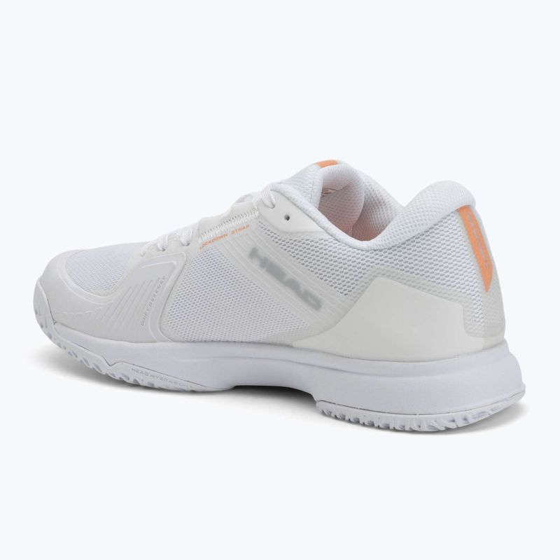 Dámské tenisové boty HEAD Sprint Team 4.0 white/ coral 3
