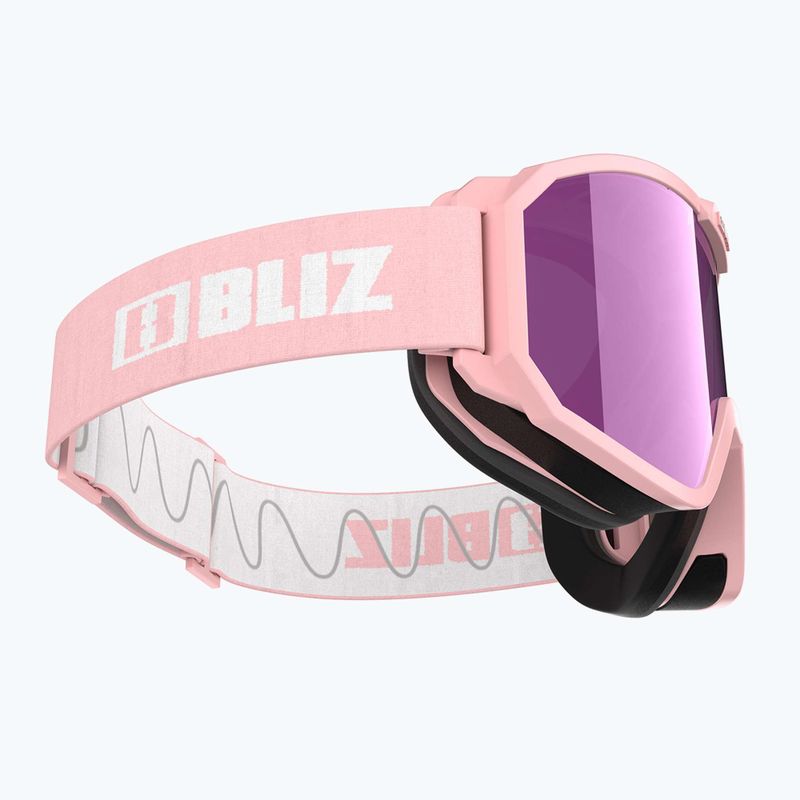 Lyžařské brýle Bliz Rave matt powder pink/brown pink multi 5