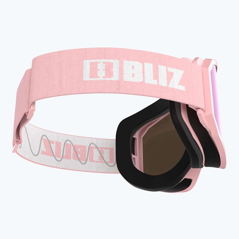 Lyžařské brýle Bliz Rave matt powder pink/brown pink multi 6