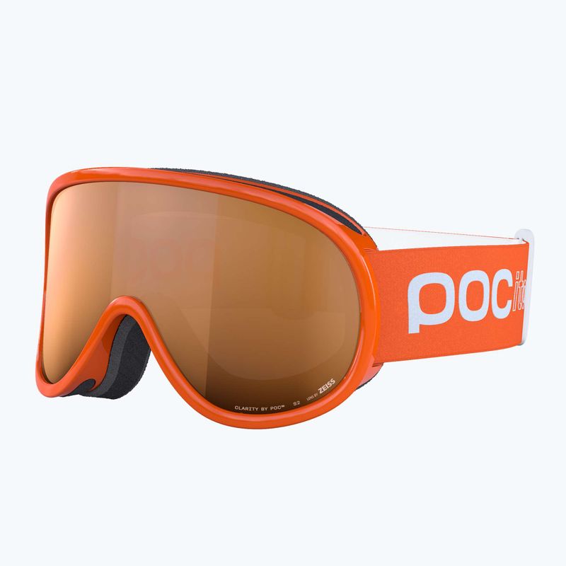 Dětské lyžařské brýle POC POCito Retina Jr S2 fluorescent orange/partly sunny light orange 6
