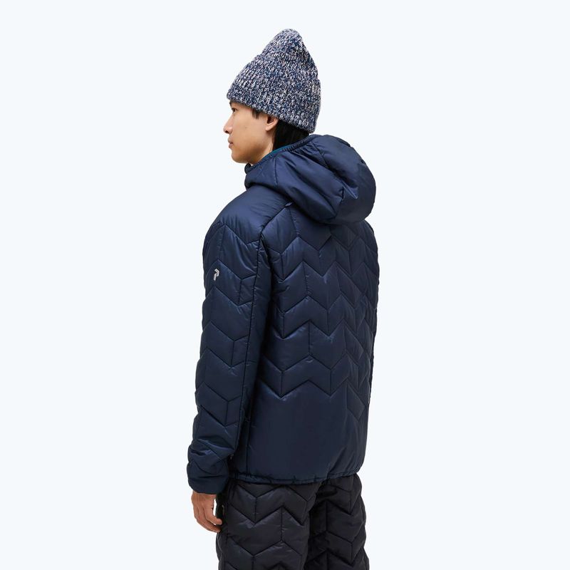 Pánská oteplená bunda Peak Performance Elevate Liner Hood blue shadow 2