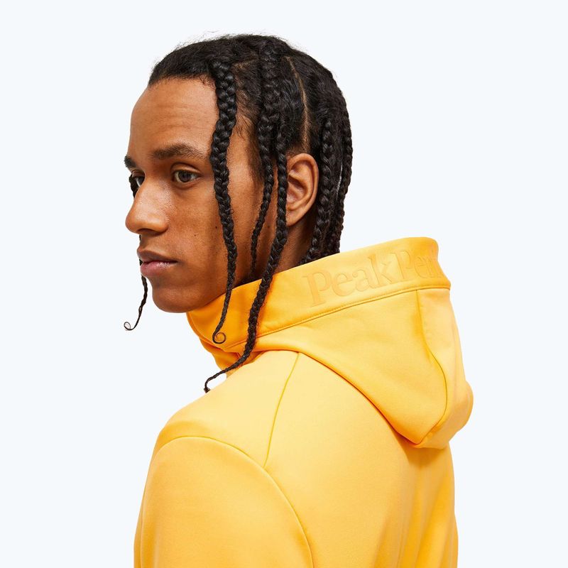 Pánská mikina Peak Performance Rider Tech Zip Hood blazing orange 3