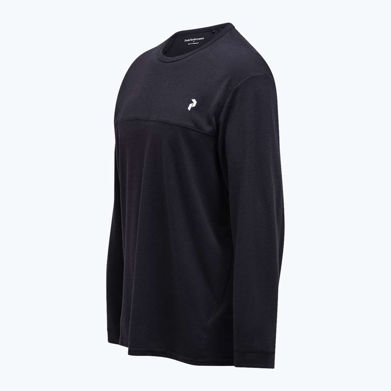 Pánské tričko Longsleeve Peak Performance Trail Wool Blend black 3