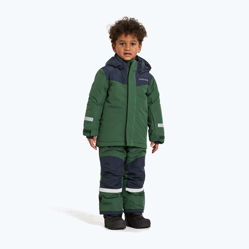 Dětská lyžařská souprava Didriksons Skare pine green 6