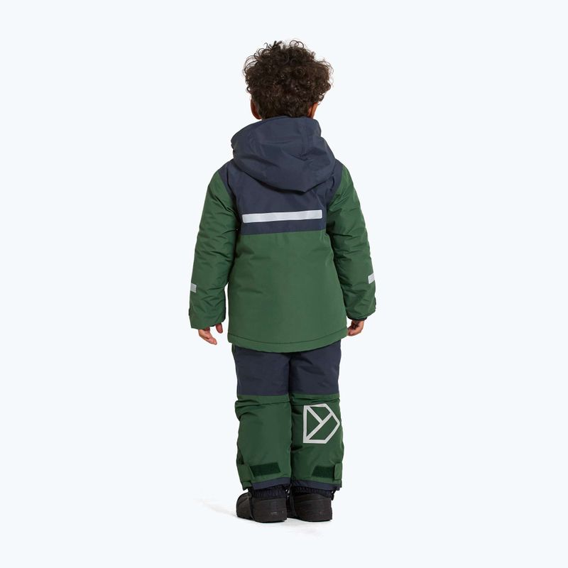 Dětská lyžařská souprava Didriksons Skare pine green 7