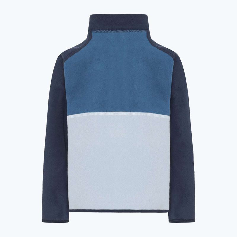 Dětská fleecová mikina Didriksons Monte Half Button cloud blue 8
