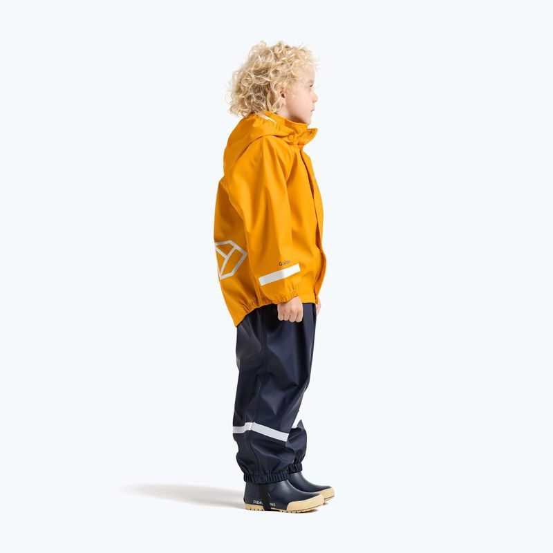 Dětská nepromokavá bunda Didriksons Slaskeman oat yellow 4