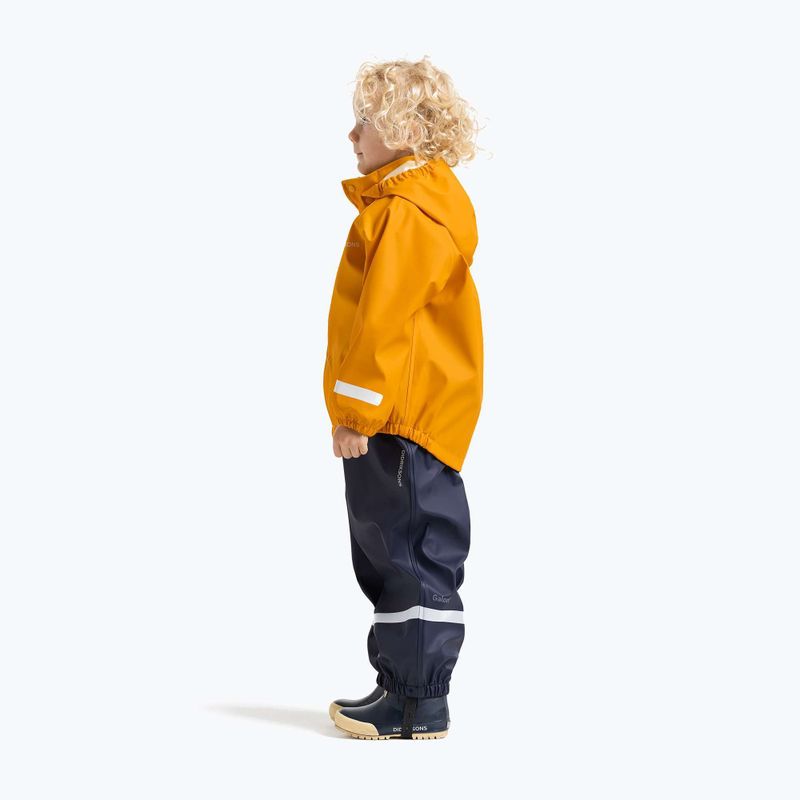 Dětská nepromokavá bunda Didriksons Slaskeman oat yellow 5