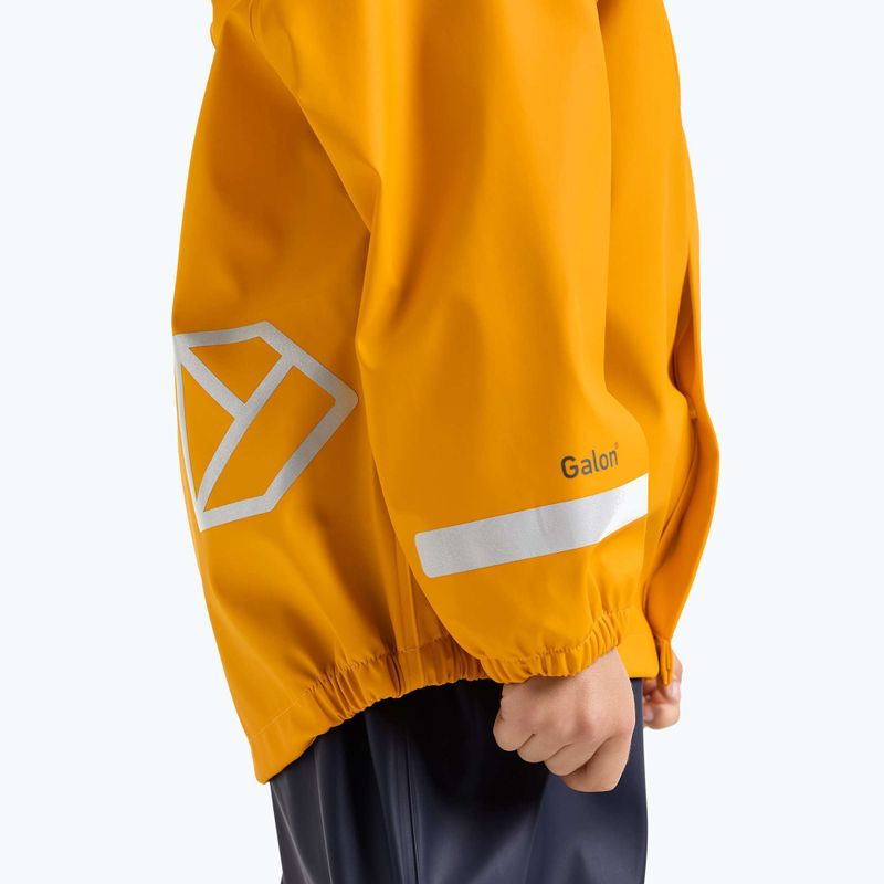 Dětská nepromokavá bunda Didriksons Slaskeman oat yellow 7