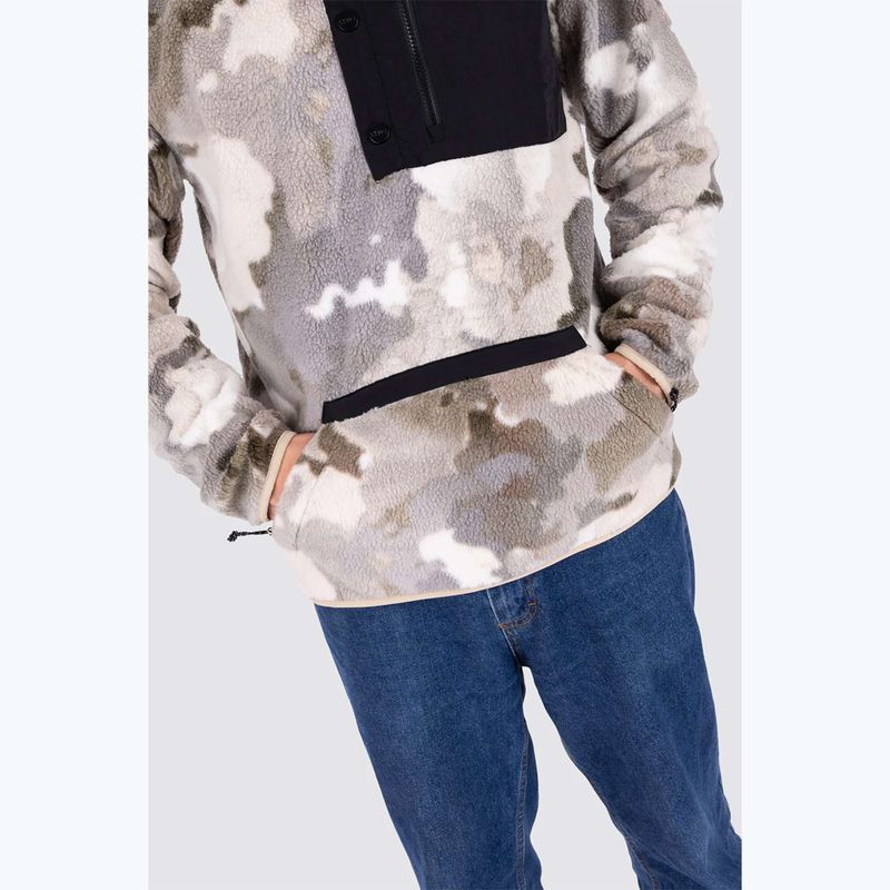 Pánská mikina  Colourwear Snap Pile water camo 6