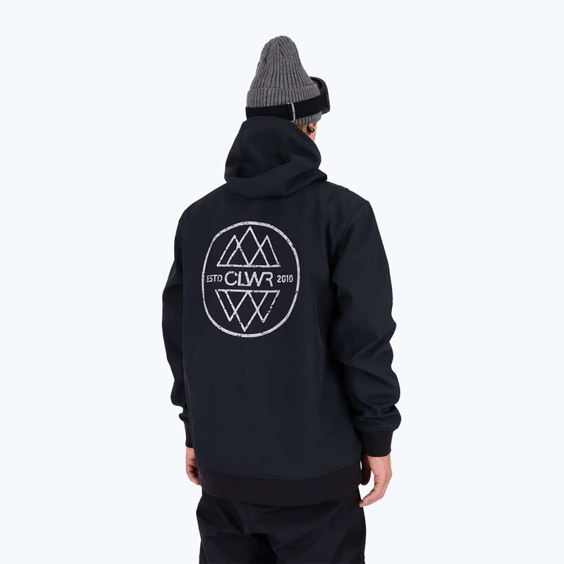 Snowboardová mikina   Colourwear Est 2010 Hood black 4