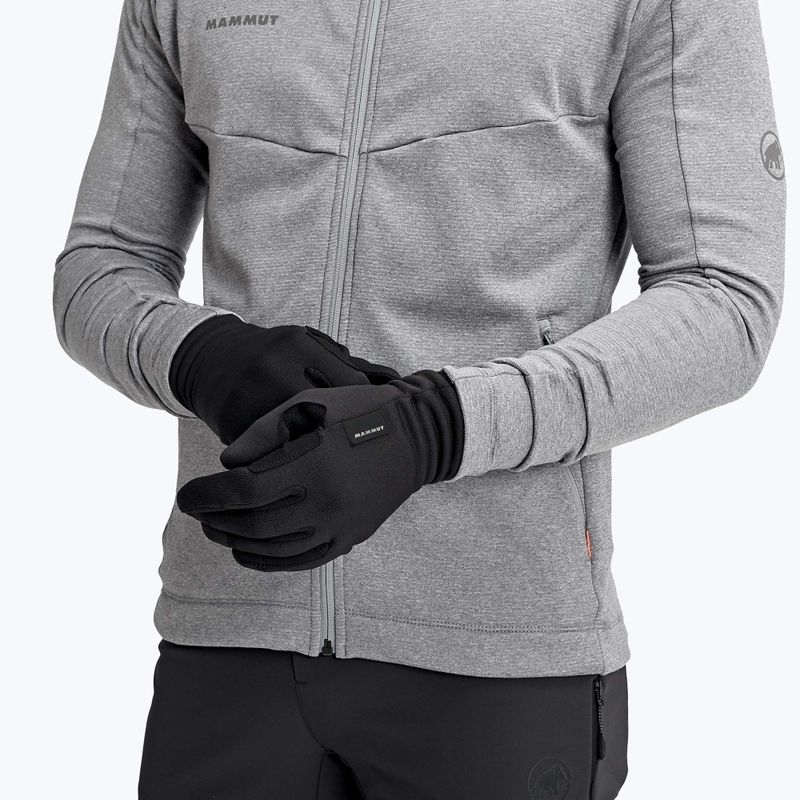 Trekingové rukavice Mammut Fleece Pro černé 5