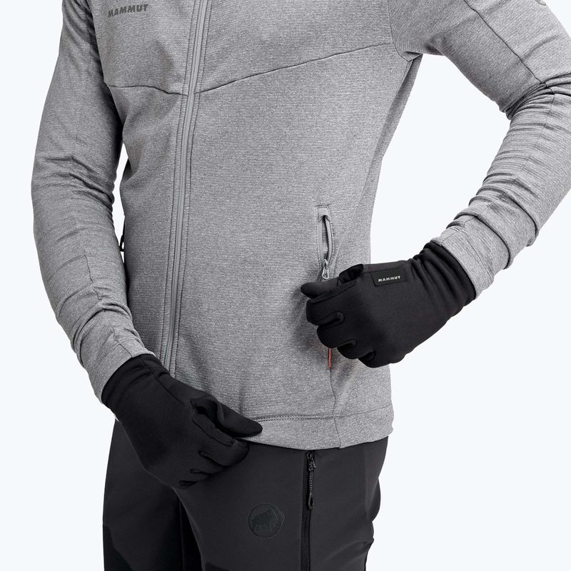 Trekingové rukavice Mammut Fleece Pro černé 6