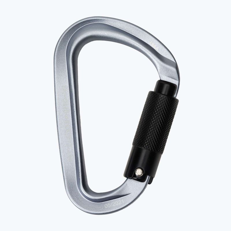 Lezecká karabina Mammut Classic HMS Twistlock Plus light grey