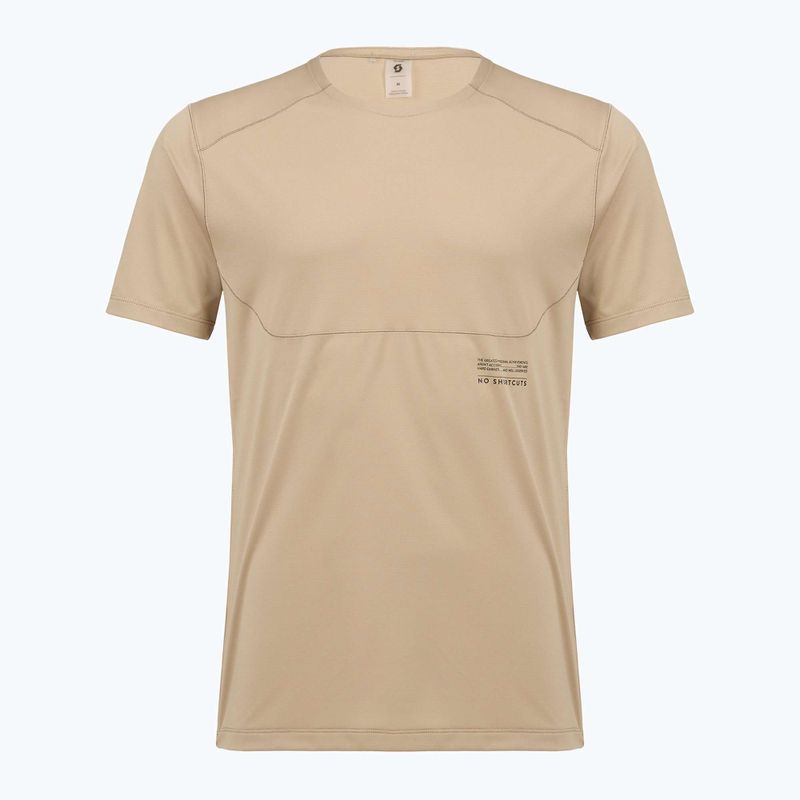 Pánské běžecké tričko SCOTT Endurance Tech toast beige