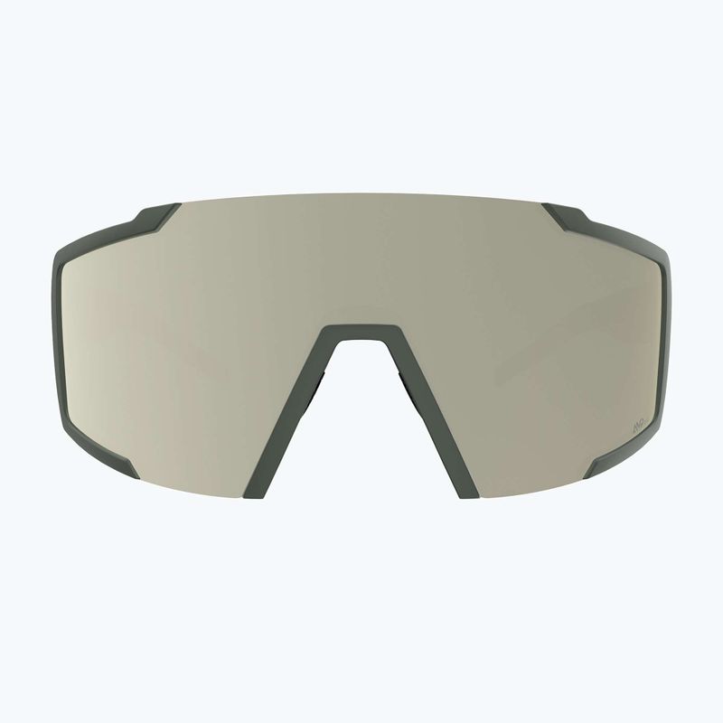 Sluneční brýle SCOTT Shield khaki green/amp white chrome 2