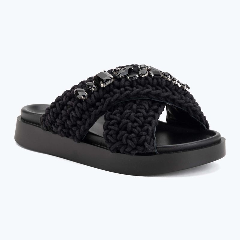 Dámské pantofle INUIKII Woven Stones black