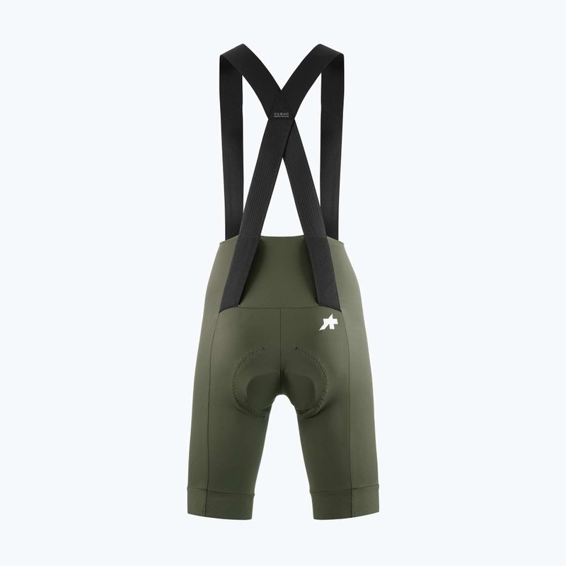 Dámské cyklistické šortky ASSOS Uma GT S11 Bib Shorts W moss green 2
