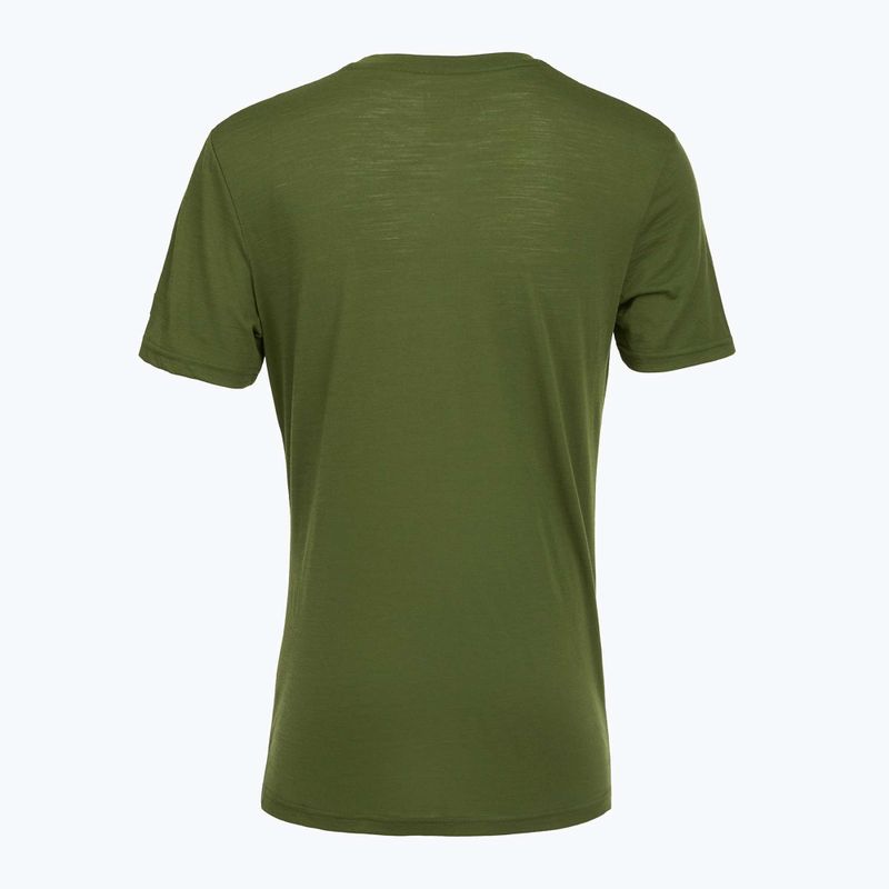 Pánské tričko super.natural Bicycle Nomad Tee chive/jet black 2