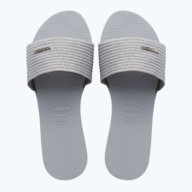 Dámské žabky Havaianas You Malta Metallic ice grey 10
