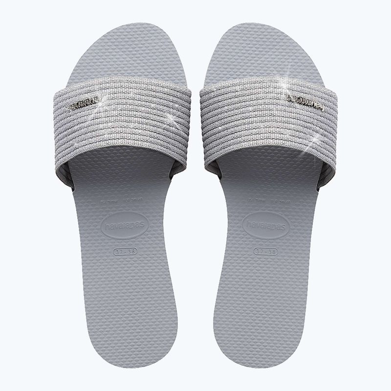 Dámské žabky Havaianas You Malta Metallic ice grey 11