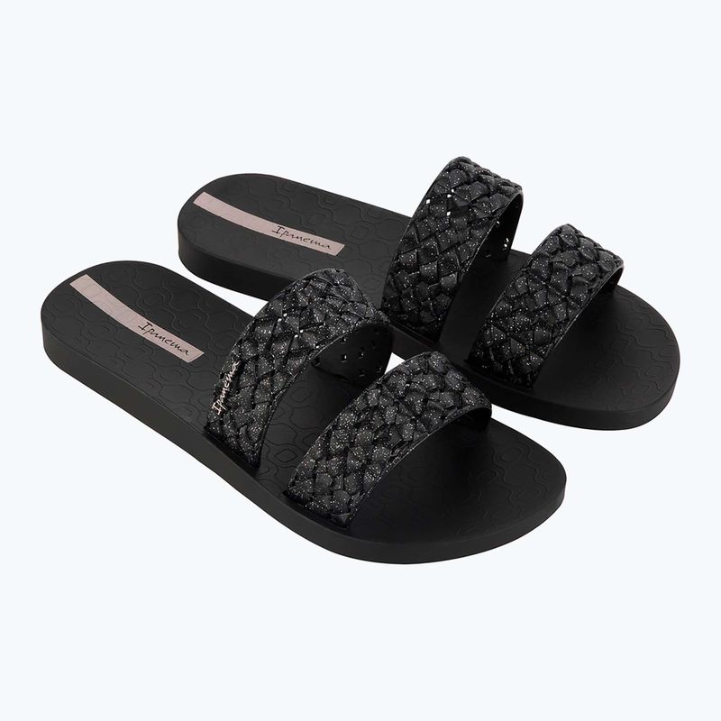 Dámské nazouváky   Ipanema Renda II black/glitter black 8