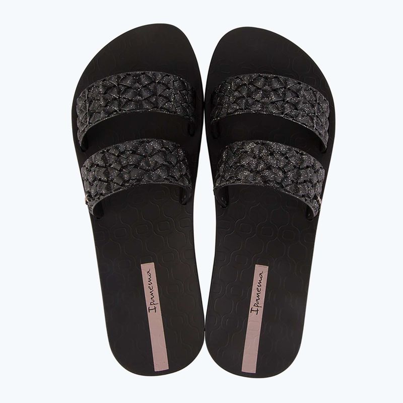 Dámské nazouváky   Ipanema Renda II black/glitter black 9