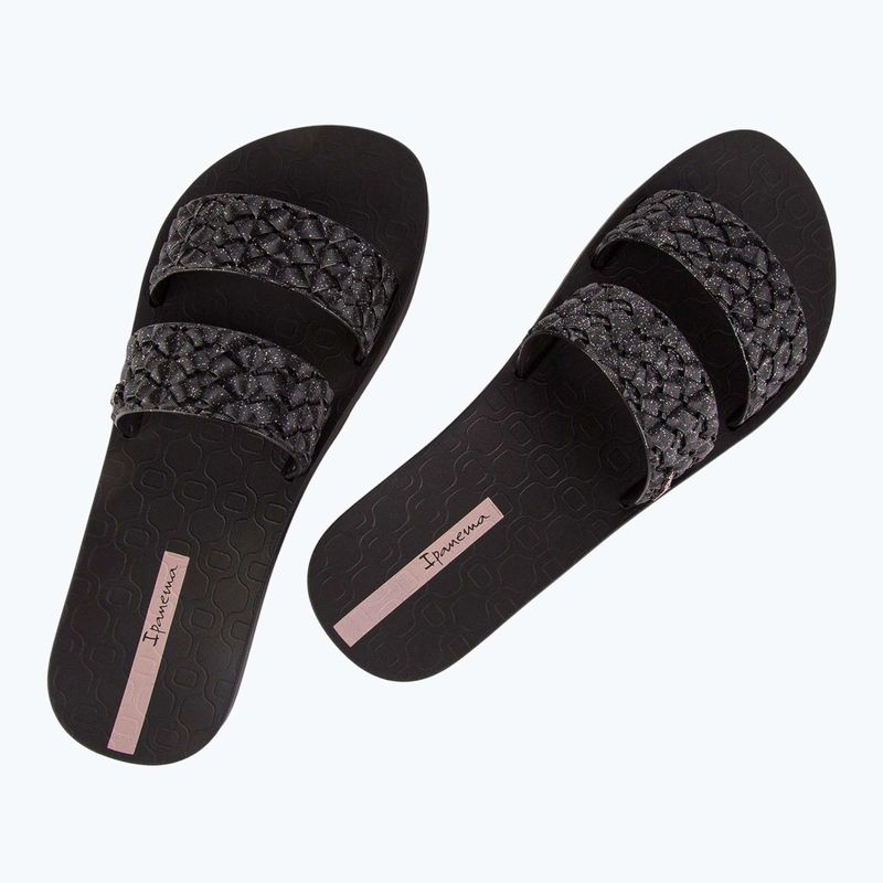 Dámské nazouváky   Ipanema Renda II black/glitter black 10
