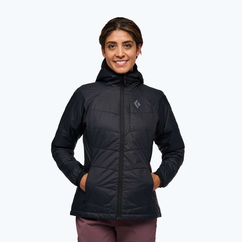 Dámská zateplená bunda Black Diamond Solution 2.0 Hoody black