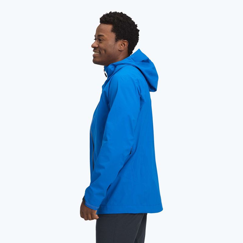Pánská bunda do deště Black Diamond Highline Stretch Shell drifter blue 3
