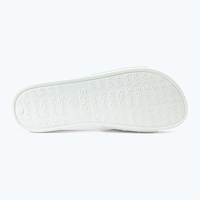 Dámské pantofle Scholl Pescura Flat Aqua Eva off white 4