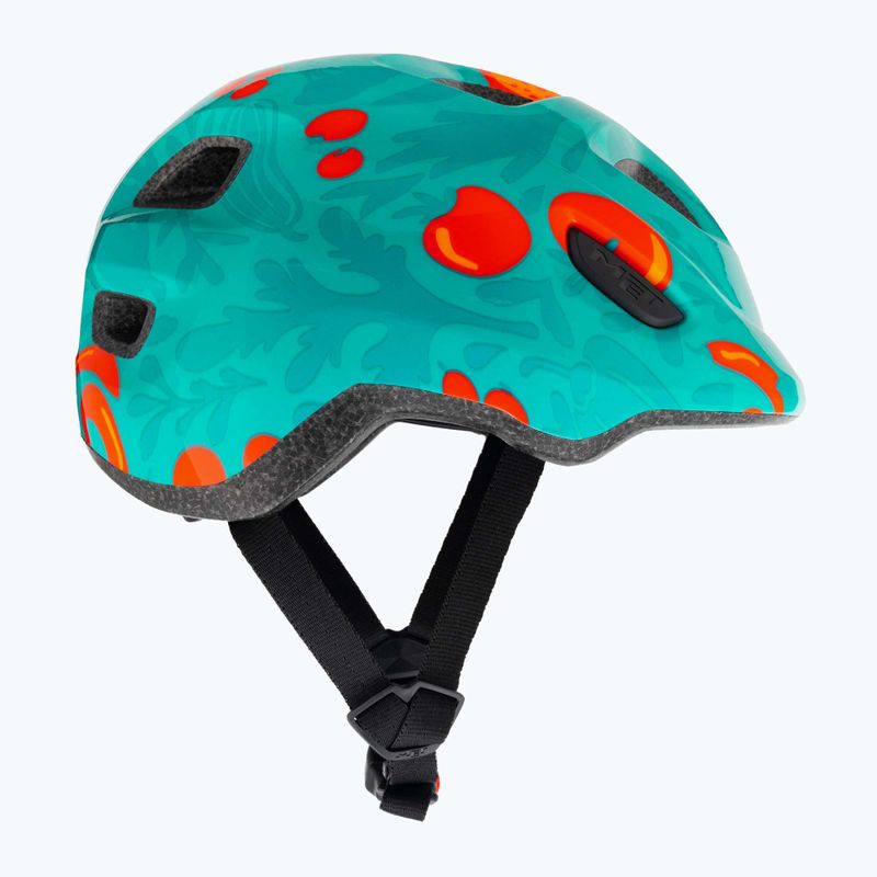 Dětská cyklistická helma MET Hooray green fruit glossy 3