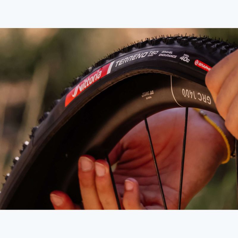 Cyklistická pneumatika Vittoria Terreno T60 G2.0 TLR Gravel Endurance black/brown 8